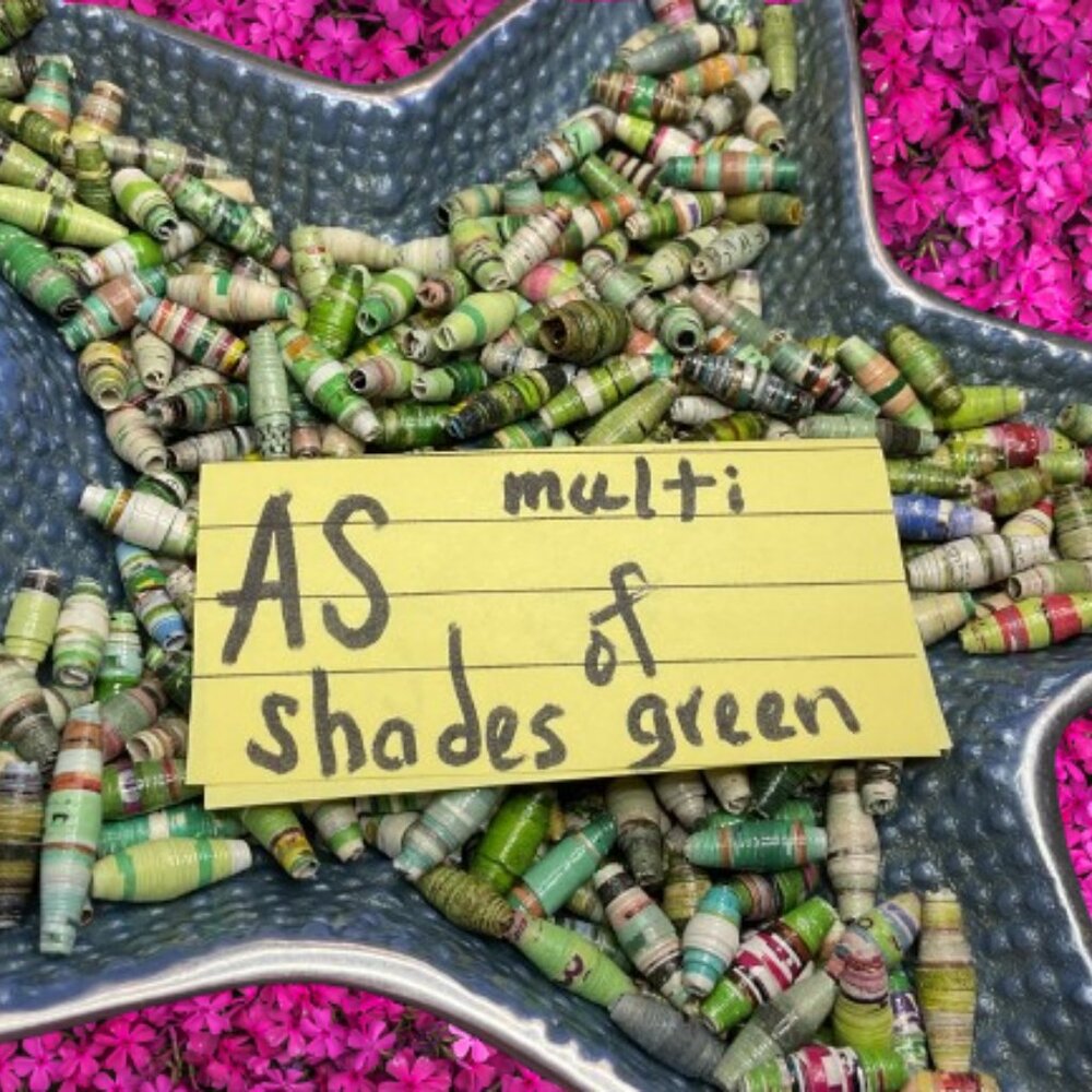 Handmade Paper Beads for Jewelry Making